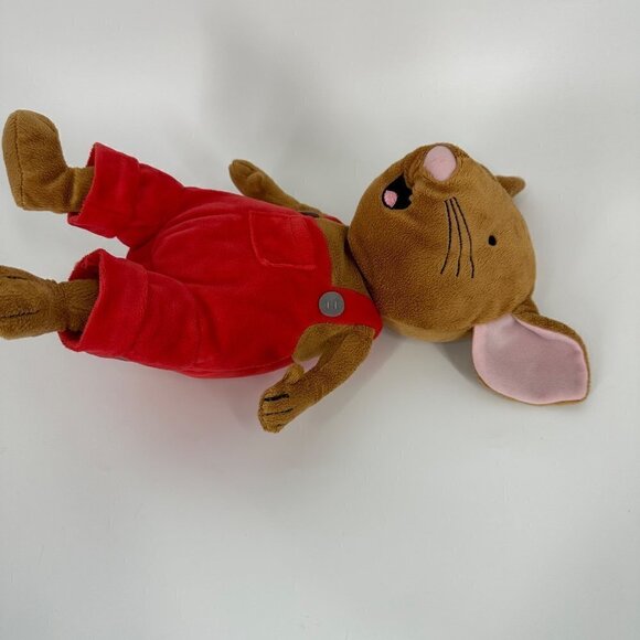 Kohl's Cares If You Give A Mouse A Cookie Plush 14" Red Overalls - Picture 11 of 12